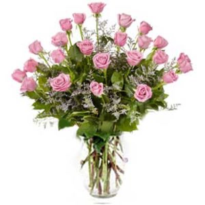 Denville Florist | 24 Pink Roses