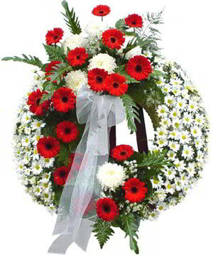 Norman Dean Funeral Home  | Gerbera Wreath