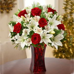 Denville Florist | Christmas Vase