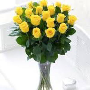 Denville Florist | 18 Yellow Roses