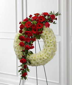 Denville Florist | Rose Gerber Wreath